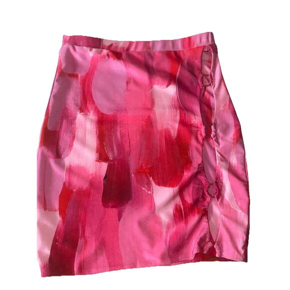 Farai London x Revolve Eko Pink Halter Top and Skirt Set - Picture 3 of 16